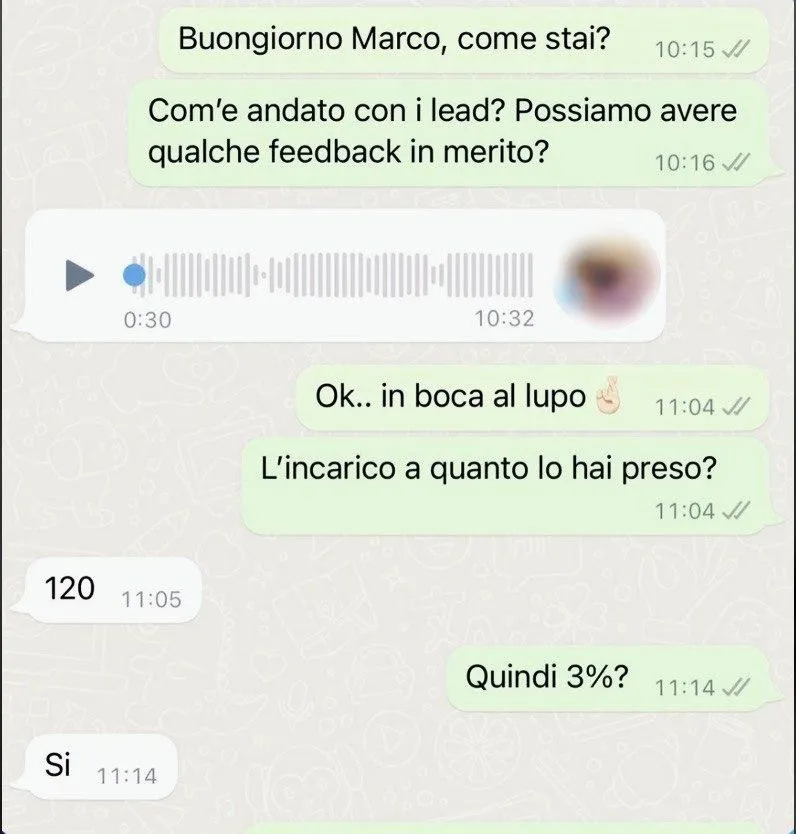 Risultato cliente 7